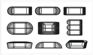 Endless Configurations using Showblock Curves